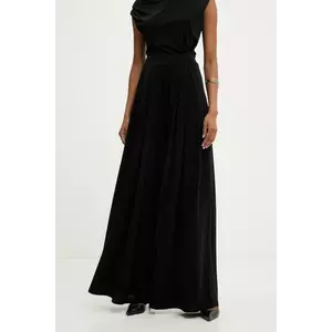 Answear.LAB pantaloni culoarea negru, lat, high waist imagine