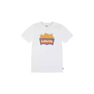 Levi's tricou copii FRENCH FRY TEE culoarea alb, cu imprimeu, 9EN623 imagine