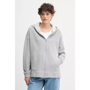 United Colors of Benetton hanorac de bumbac culoarea roz, cu glugă, uni, 3UNID500R imagine