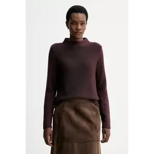 Marc O'Polo pulover de bumbac culoarea maro, cu turtleneck, 511605960419 imagine