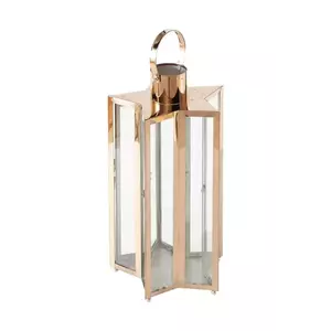 Boltze felinar de Crăciun Estrella 41, 5 x 22 cm culoarea portocaliu imagine