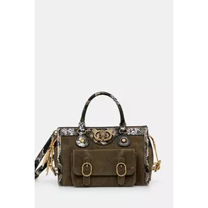 Kurt Geiger London poșetă de piele CHELSEA culoarea verde, 4984279029 imagine