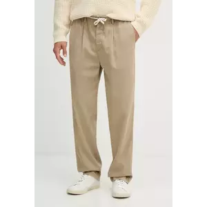 Pepe Jeans pantaloni bărbătesc, culoare bej, drept, PM2100005 imagine