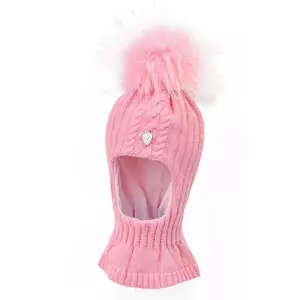 Jamiks cagulă pentru copii cu lână ESTERE II culoare roz JZI071 imagine