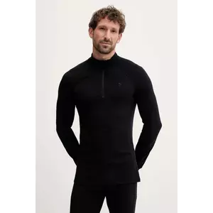 Peak Performance tricou funcțional cu mânecă lungă din lână Magic culoare neagră G80934 imagine