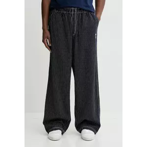 adidas Originals pantaloni de bumbac Graphic Lo Ch bluză dreaptă bleumarin pentru bărbați JW0178 imagine