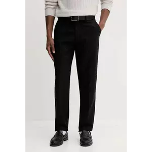 Marc O'Polo pantaloni cu lână culoare negru, de barbati drept 529017010198 imagine
