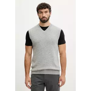 Lindbergh vestă din amestec de lână culoarea gri, 30.800221 imagine