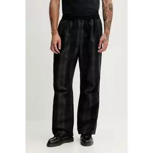 adidas Originals pantaloni Firebird pantaloni chino negri pentru bărbați KG4637 imagine