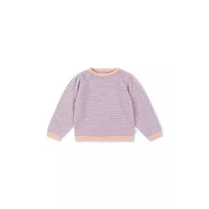 Konges Sløjd pulover pentru copii cu alpaca BERLE PUFF KNIT SWEATER violet deschis KS103720 imagine