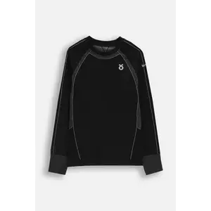 Lemon Explore longsleeve functional pentru copii culoarea negru, ACTIVE UNISEX imagine
