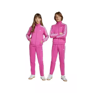 adidas Originals pantaloni de trening pentru copii culoarea roz, cu imprimeu, JW2846 imagine