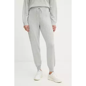 BOSS pantaloni de trening din cașmir culoarea gri, 50547858 imagine