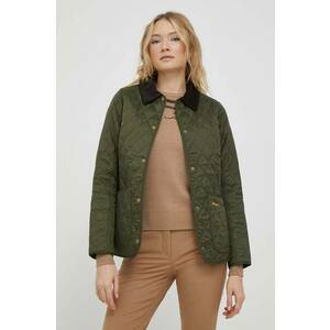 Barbour geaca femei, culoarea verde, de tranzitie imagine