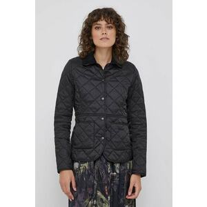 Barbour geaca femei, culoarea negru, de tranzitie imagine