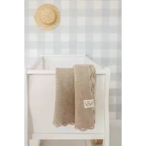 Effiki pătură pentru copii Muszelka Kocyk z bawełny organicznej imagine