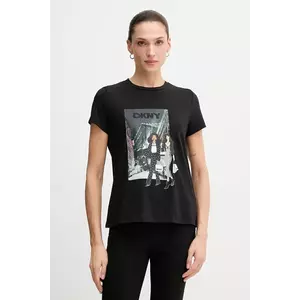 Dkny tricou KNIT TOPS culoarea negru, P5MOHWNA imagine