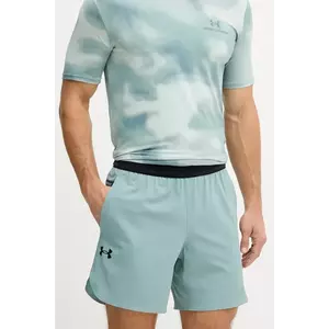 Under Armour pantaloni scurți de antrenament Peak culoarea bej, 1376782 imagine
