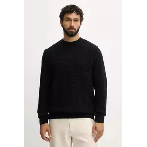 Barbour pulover de lână culoarea bej, MKN1605 imagine