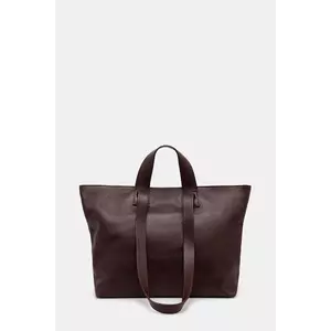 Answear Lab poseta de piele culoarea maro imagine