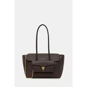 Coccinelle poșetă de piele DOUBLE BEAT E1.T8A.11.02.01 imagine