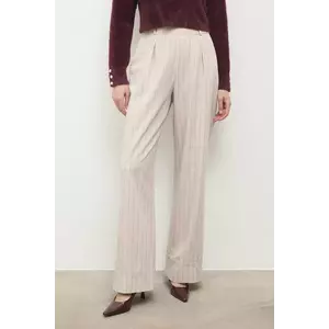 Answear.LAB pantaloni culoarea negru, drept, high waist imagine