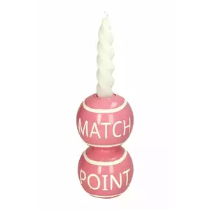 home & lifestyle sfeșnic decorativ 15 x 8 x 8 cm culoarea roz imagine