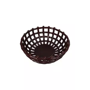 home & lifestyle bol decorativ 10 x 24 x 24 cm culoarea maro imagine