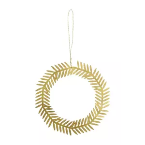 Madam Stoltz pandantiv decor 16 cm culoarea galben imagine