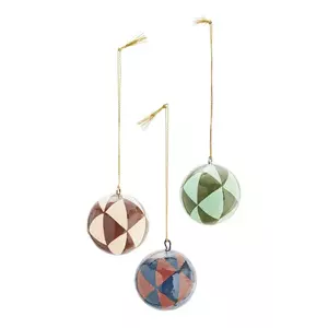 Madam Stoltz set de globuri de Crăciun 5 cm 3-pack imagine