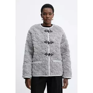 Forte Forte geacă culoarea gri, de tranzitie, oversize, 14301.mycoat imagine