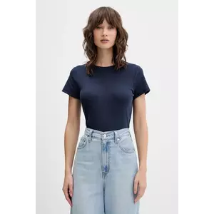 Hollister Co. tricou din bumbac culoarea bleumarin, KI339-5073-200 imagine