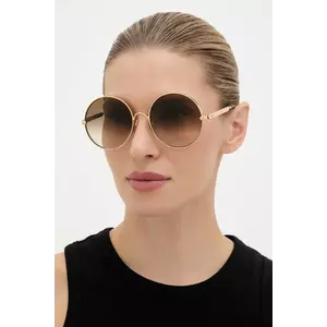 Chloé ochelari de soare culoarea auriu, CH0321S imagine