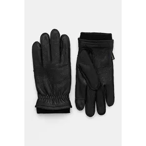 Barbour mănuși de piele culoarea negru, MGL0145 imagine