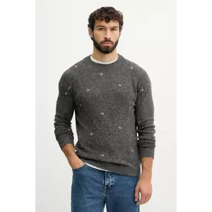 Pepe Jeans pulover din amestec de lână culoarea gri, PM7000026 imagine