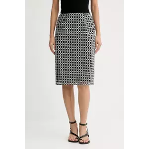 Rotate fustă culoarea negru, 115453100 imagine