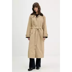 Abercrombie & Fitch palton culoarea bej, KI144-5303-415 imagine