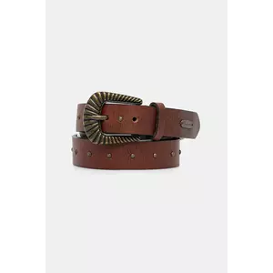 Pepe Jeans curea de piele culoarea maro, PL020869 imagine