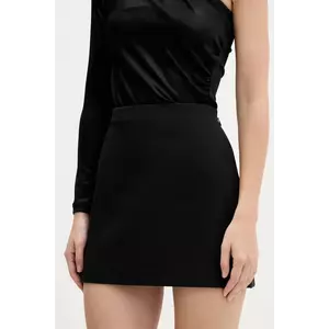 Abercrombie & Fitch fustă culoarea negru, mini, drept, KI143-5236-900 imagine