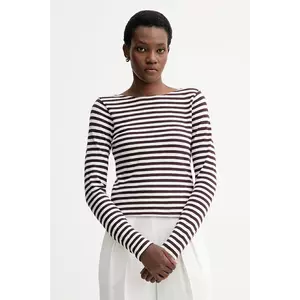 Marc O'Polo longsleeve din bumbac culoarea maro, 510219652597 imagine