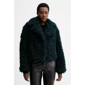 Stand Studio palton Samara culoarea turcoaz, 61701-9406 imagine