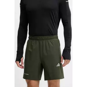 adidas Performance pantaloni scurți de antrenament Training Essentials Holiday culoarea verde, KA7862 imagine