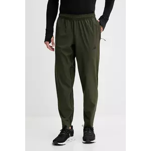 adidas Performance pantaloni de antrenament Tr-Es Woven culoarea verde, uni, KA7859 imagine