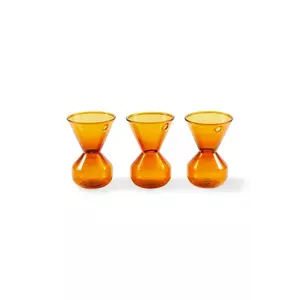 Pols Potten set de vaze decorative ornaments fat neck 5, 5 x 8, 5 cm 3-pack imagine