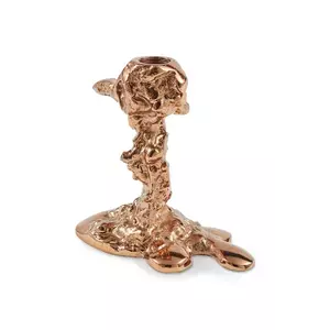 Pols Potten sfesnic decorativ Drip S/14 x 8 cm culoarea portocaliu imagine