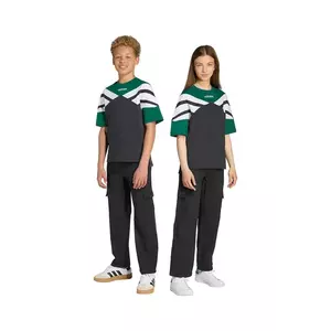 adidas Originals tricou de bumbac pentru copii culoarea negru, cu model, JW9123 imagine