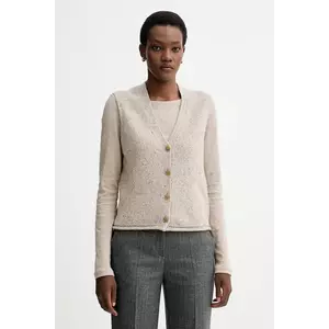 Marc O'Polo vestă din amestec de lână culoarea bej, 510608465021 imagine