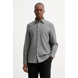 Marc O'Polo cămașă din bumbac culoarea gri, cu guler clasic, regular, 531732342118 imagine