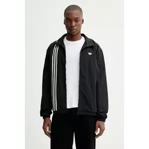 adidas Originals bluză Firebird culoarea negru, cu imprimeu, JV9882 imagine