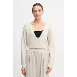 OUI pulover culoarea bej, 85772 imagine